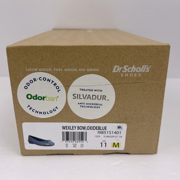Dr SCHOLL’S WEXLEY BOW LOAFERS, OXIDE BLUE COLOR, ODOR-BAN, SIZE 11M, EUR 42 - Picture 14 of 16